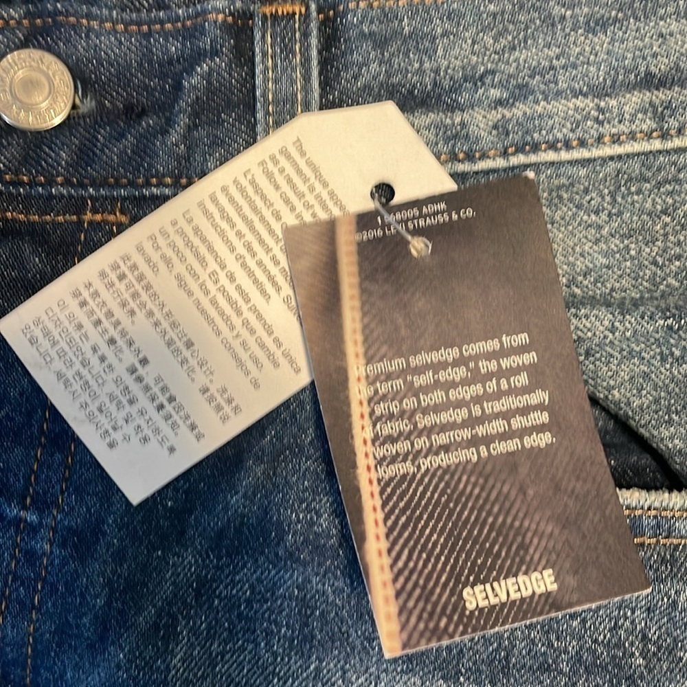 LEVI'S 501 FOR WOMEN STRAIGHT LEG RIDE WEST JEANS - Picture 10 of 11